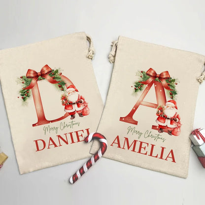 Personalized Christmas Treat Gift Bag