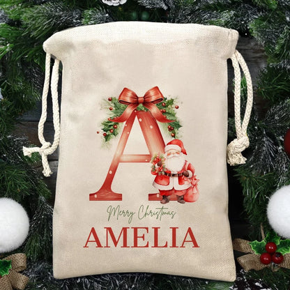 Personalized Christmas Treat Gift Bag