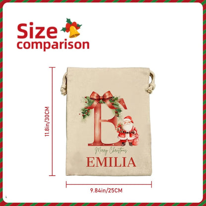 Personalized Christmas Treat Gift Bag