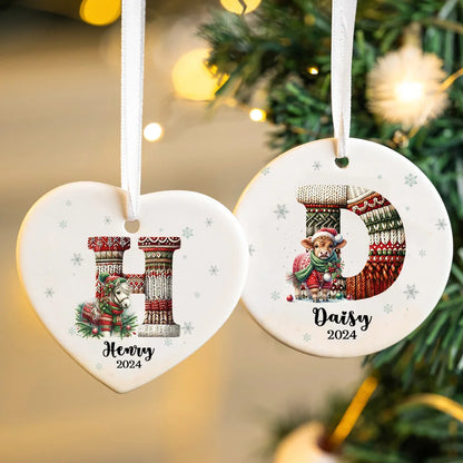 Sweater Animals Christmas Tree Ornament
