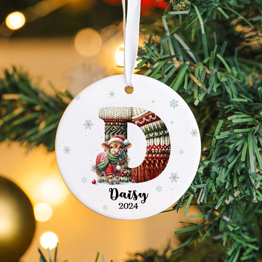 Sweater Animals Christmas Tree Ornament