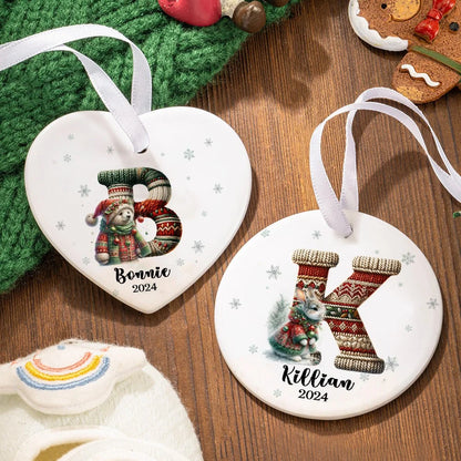 Sweater Animals Christmas Tree Ornament