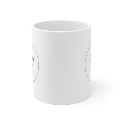 Custom Logo 11oz Ceramic Mug, Business/Company Logo Mug Gift