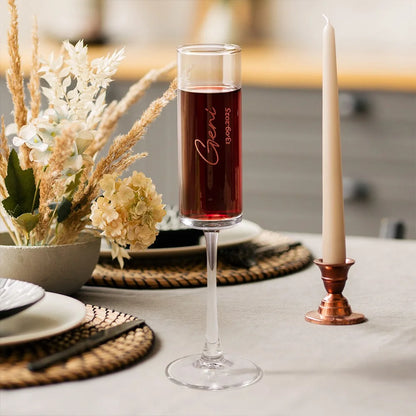 Personalized Champagne Flutes Set of 2