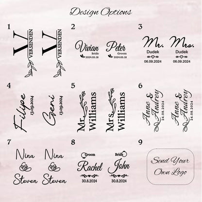 Personalized Champagne Flutes Set of 2