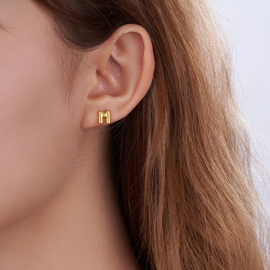 Balloon Initials Stud Earrings