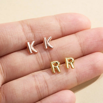 Balloon Initials Stud Earrings