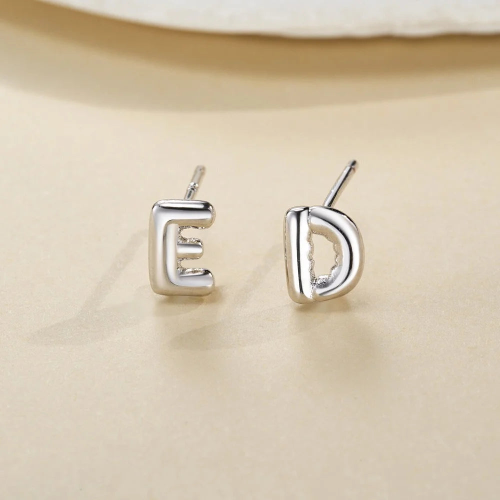 Balloon Initials Stud Earrings