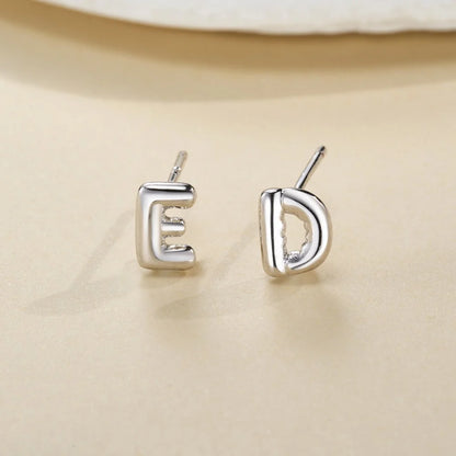 Balloon Initials Stud Earrings