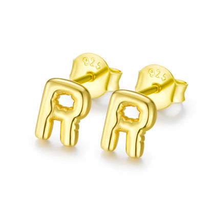 Balloon Initials Stud Earrings