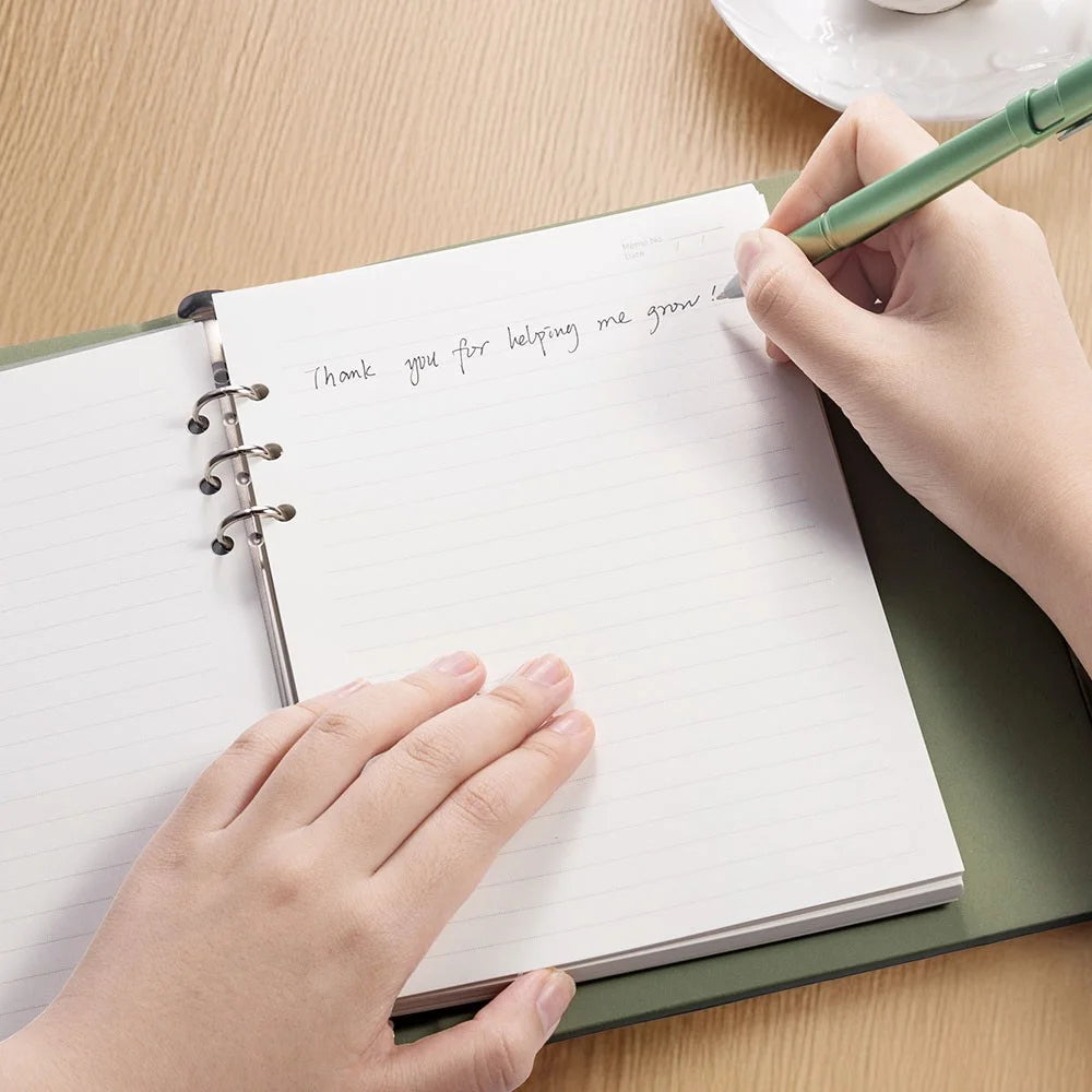 Custom Engraved Leather Journal with Pen