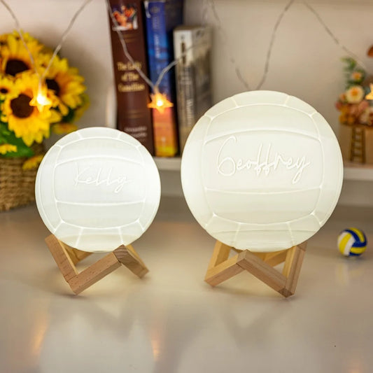 Volleybal Night Light with Personalized Name