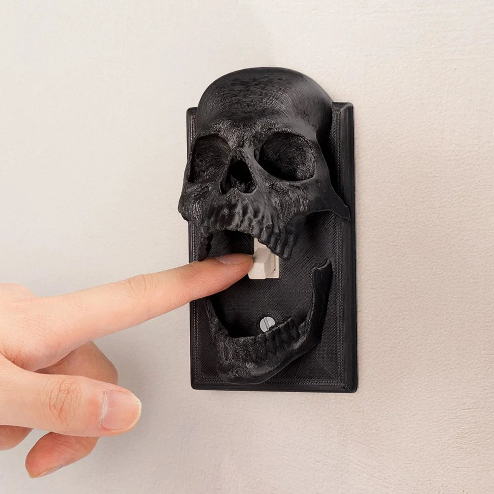 Gothic Skull Light Switch Cover