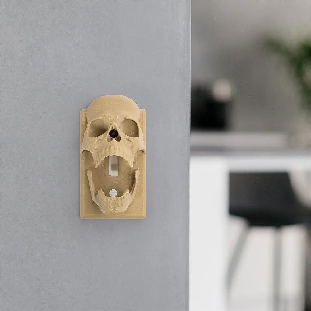 Gothic Skull Light Switch Cover