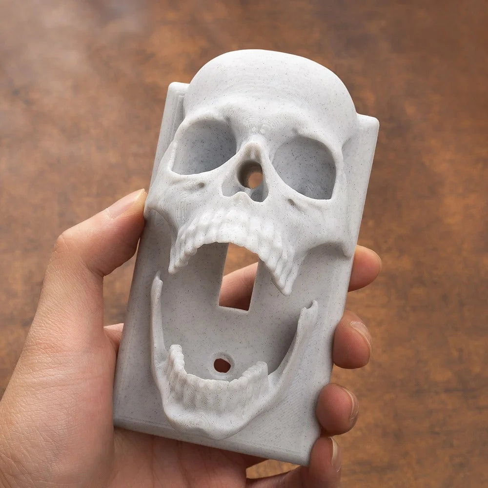 Gothic Skull Light Switch Cover