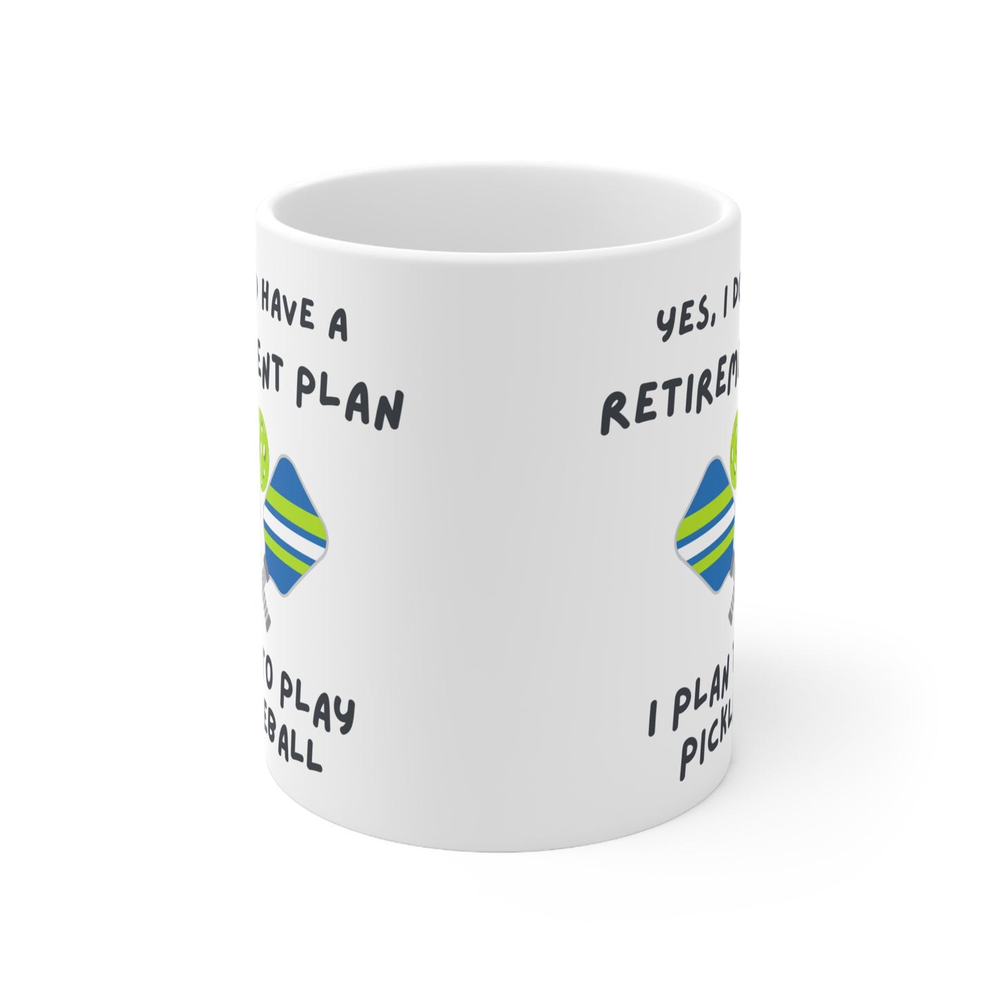 Funny Pickleball Retirement Player Mug