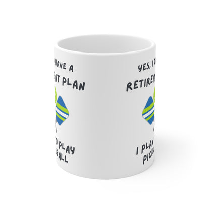 Funny Pickleball Retirement Player Mug