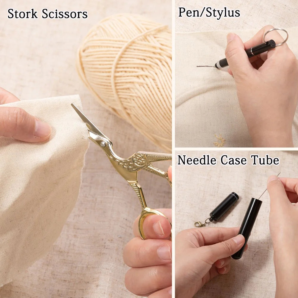 Victorian Needlework Tools Set