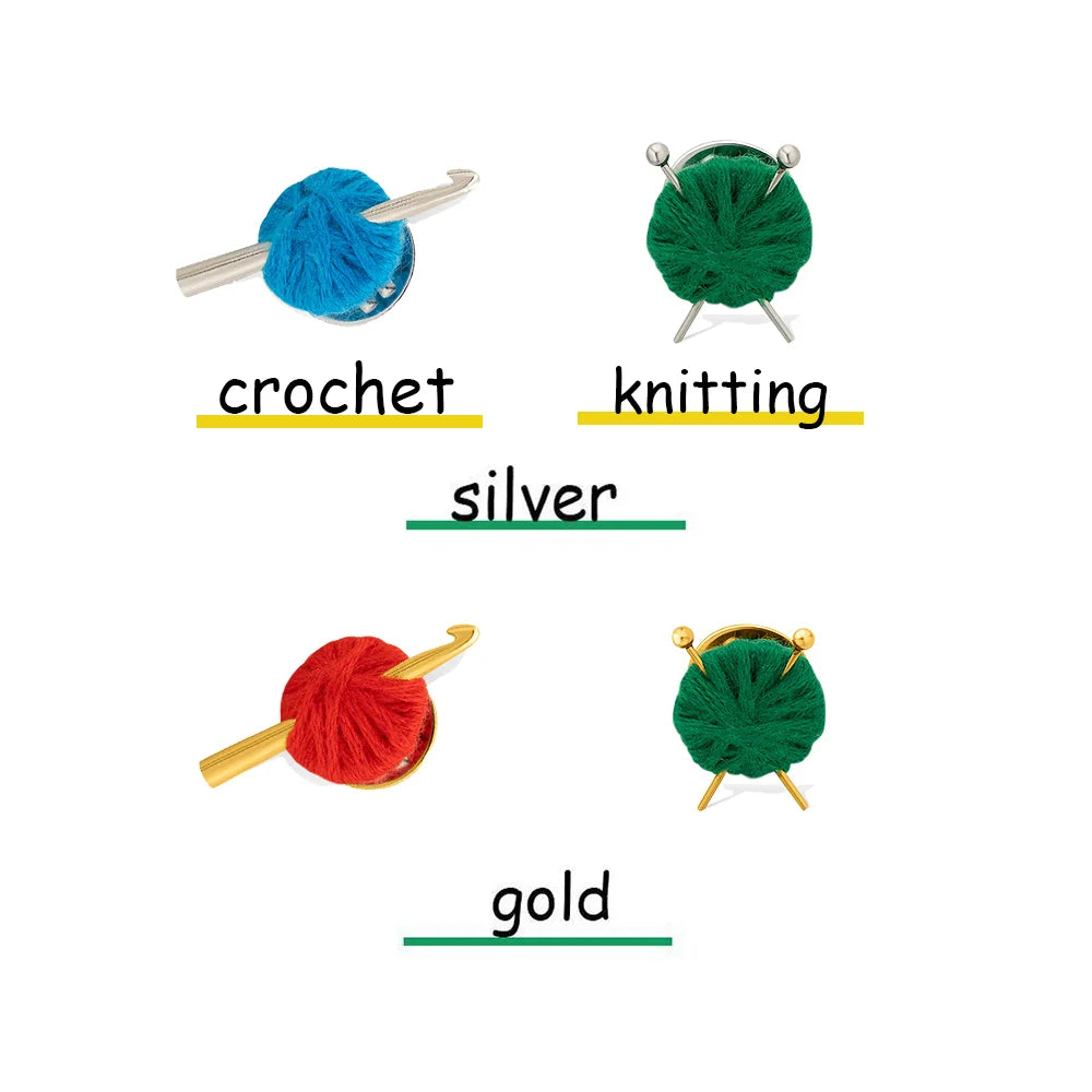 Tiny Yarn Balls Earrings