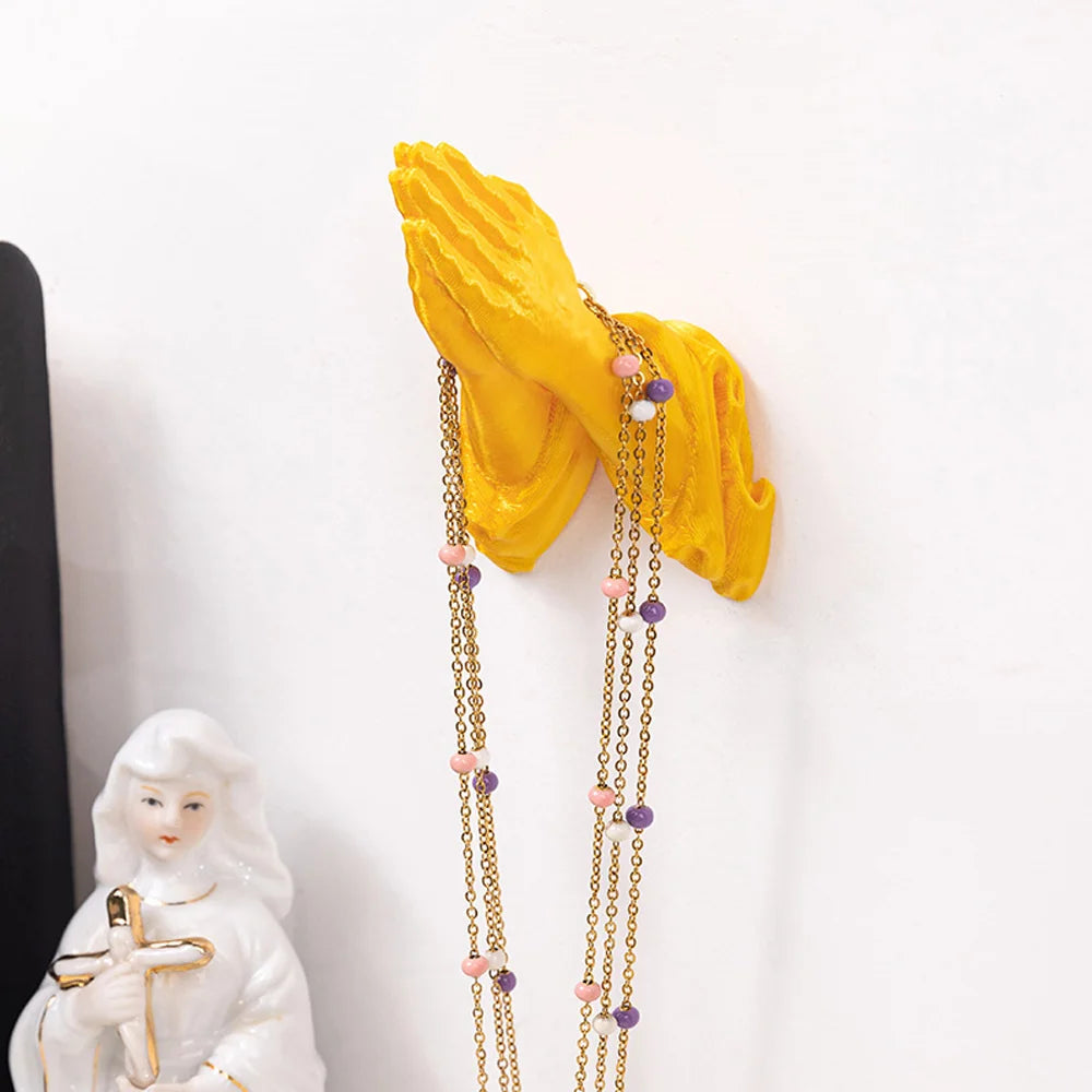 3D Printed Prayer Hands Wall Mount Holder