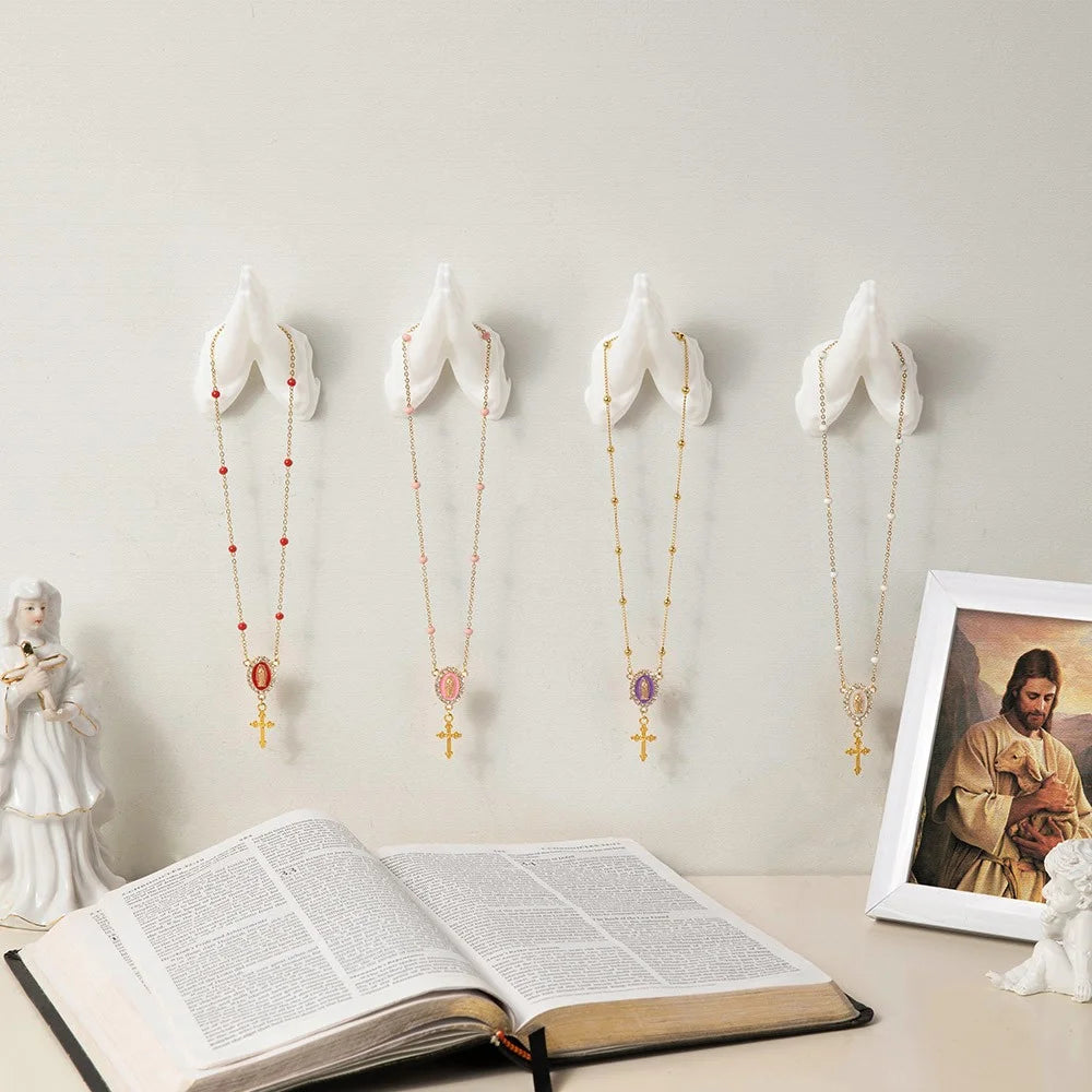 3D Printed Prayer Hands Wall Mount Holder