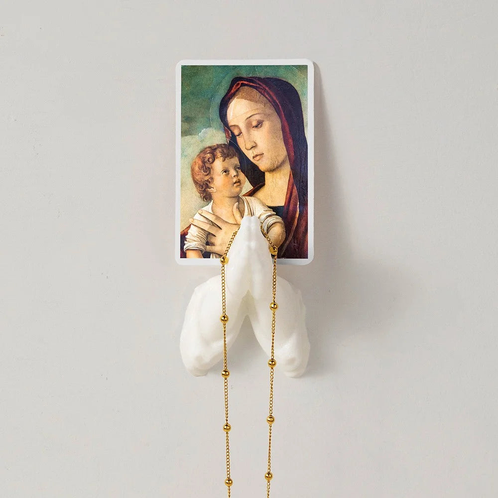 3D Printed Prayer Hands Wall Mount Holder