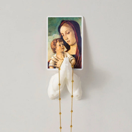 3D Printed Prayer Hands Wall Mount Holder
