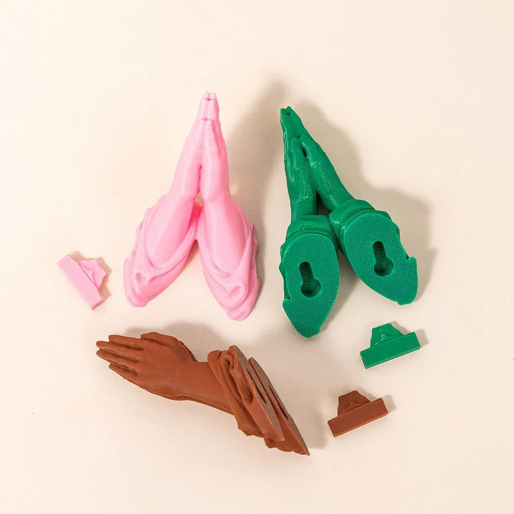 3D Printed Prayer Hands Wall Mount Holder