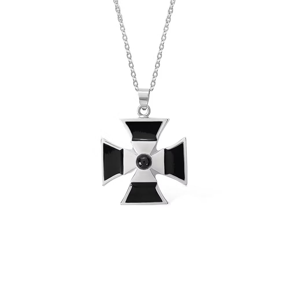 Custom Gothic Cross Projection Necklace