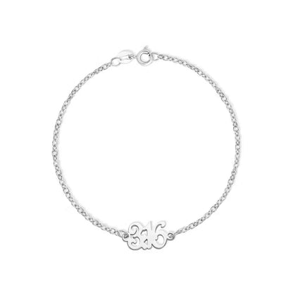 Personalized Bible Verse Number Bracelet