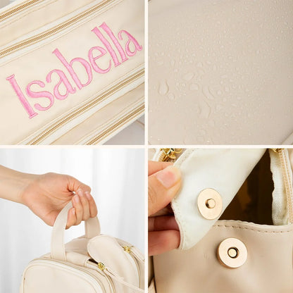 Custom Embroidered Cosmetic Bag with Name
