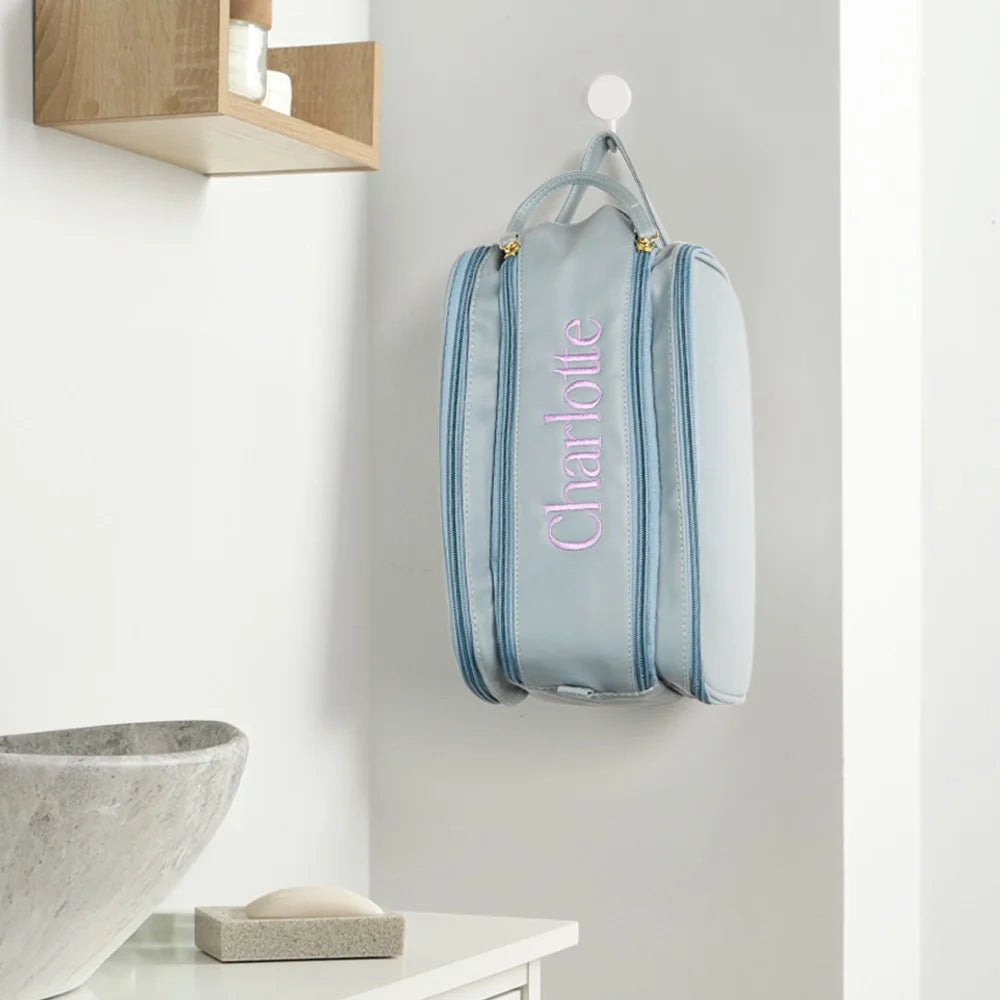 Custom Embroidered Cosmetic Bag with Name