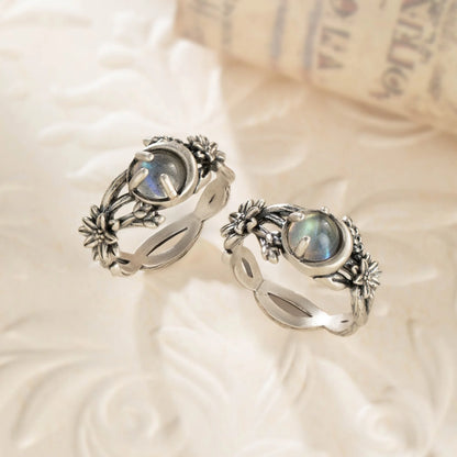 Vintage Branches Moonstone Ring