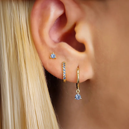 Personalized Birthstone Earring Set