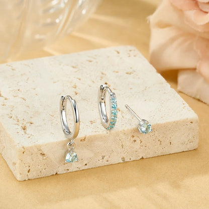 Personalized Birthstone Earring Set