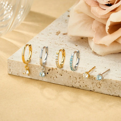 Personalized Birthstone Earring Set