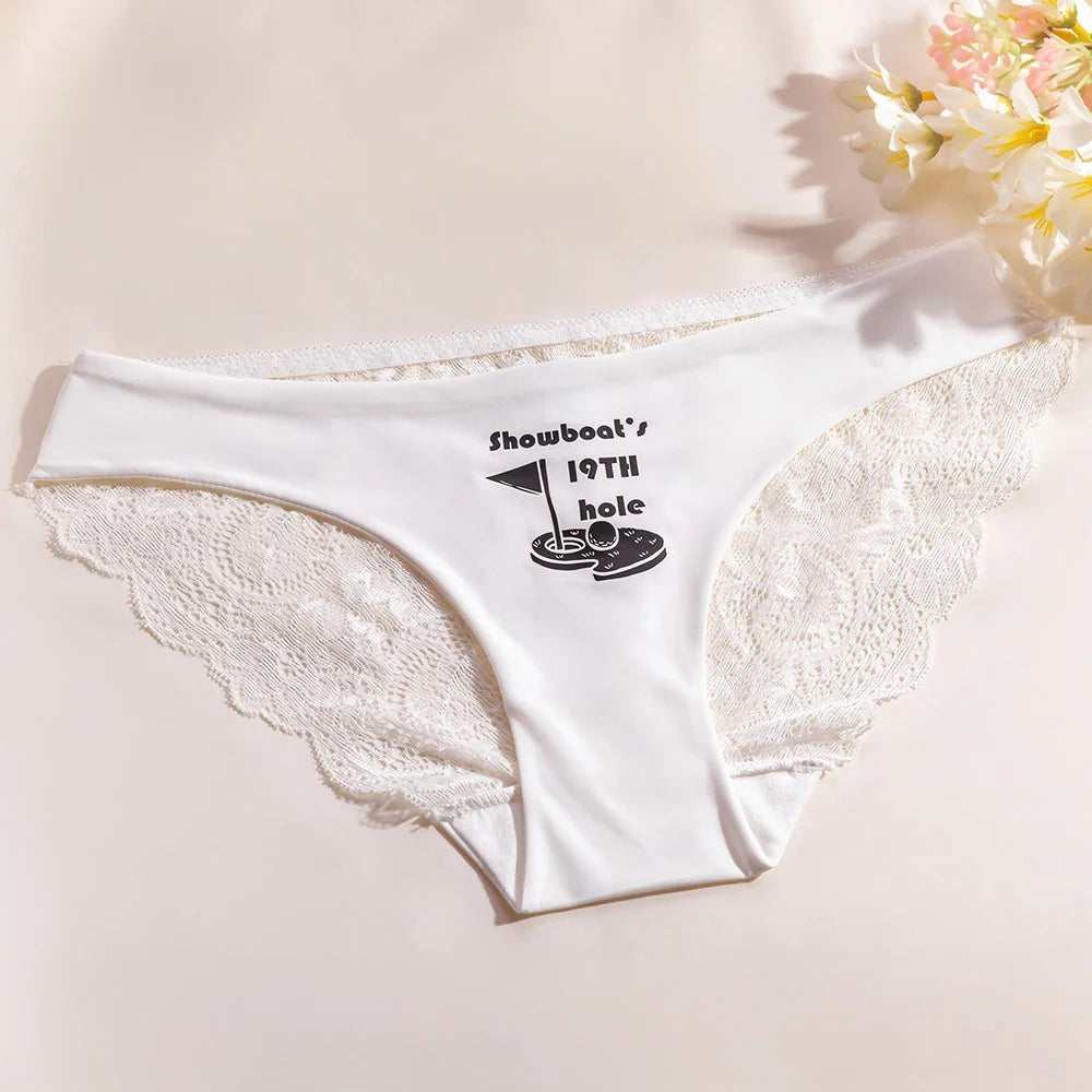 19th Hole Golf Lace Underwear Thongs