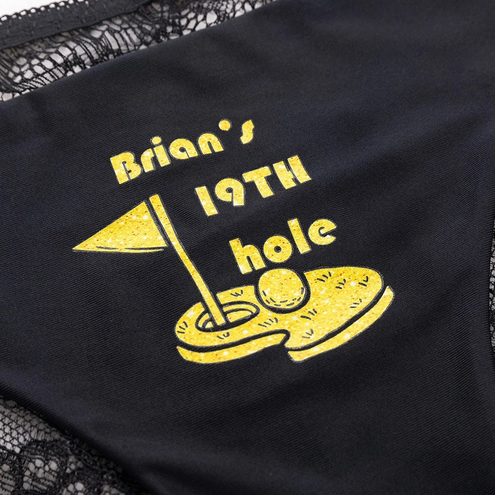 19th Hole Golf Lace Underwear Thongs