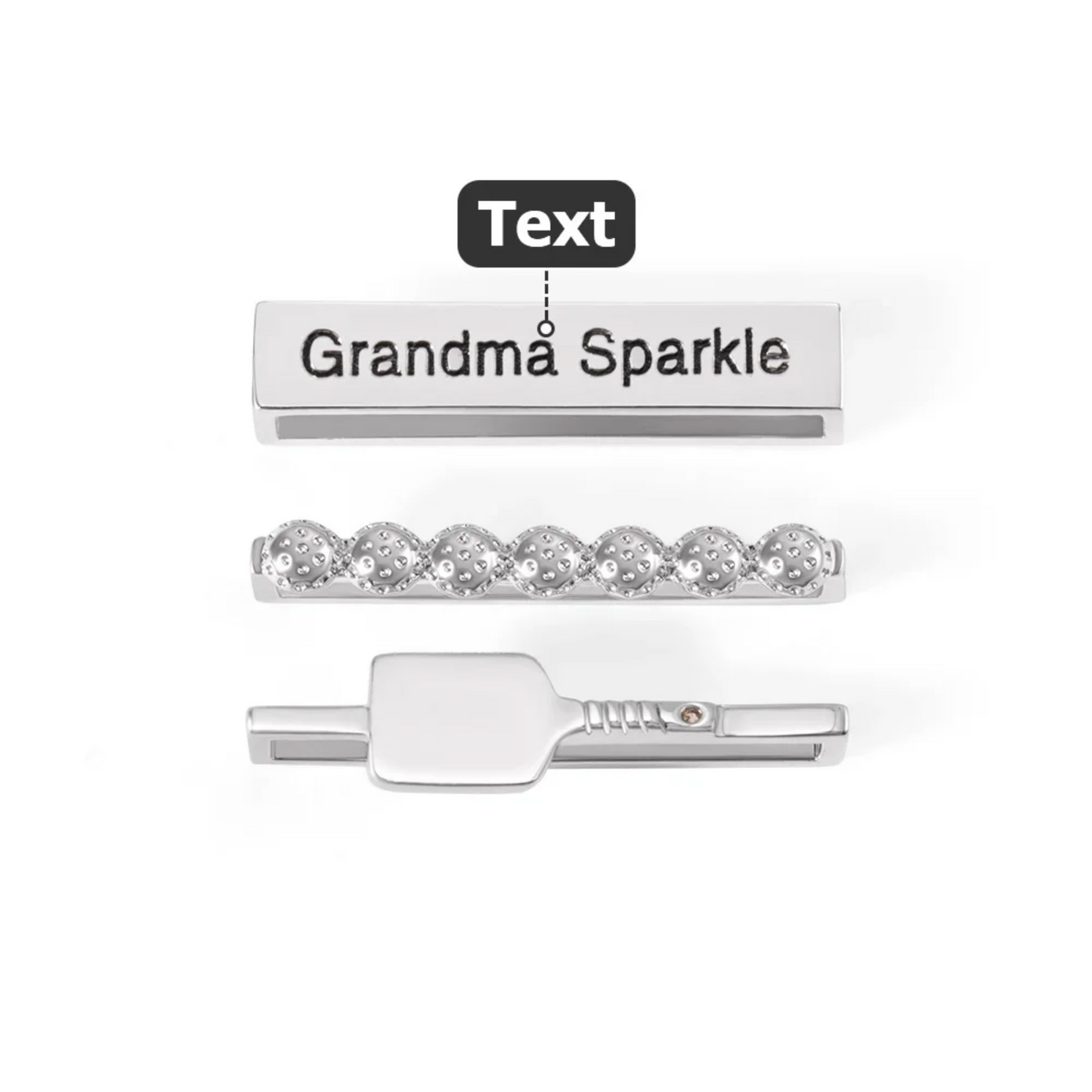 Personalized Pickleball Watch Band Charms