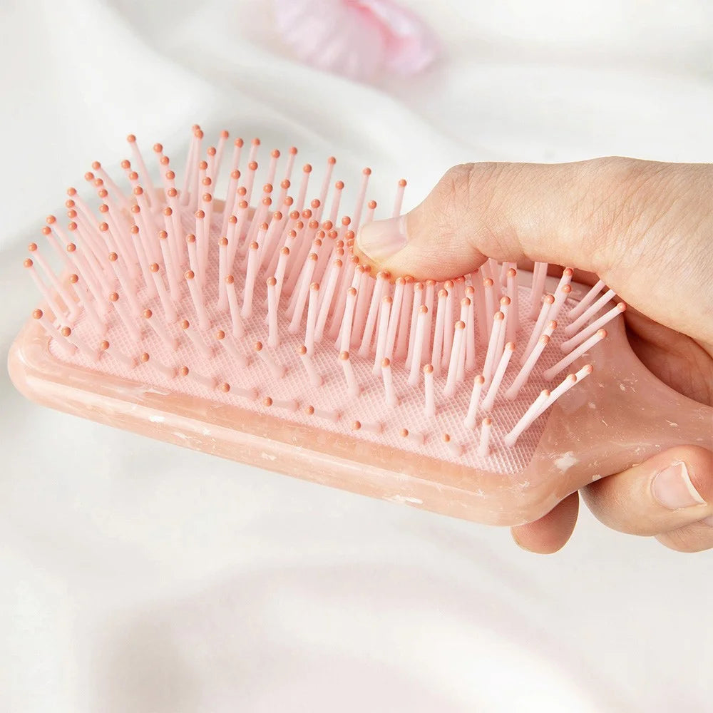 Personalized Birth Flower Hairbrush
