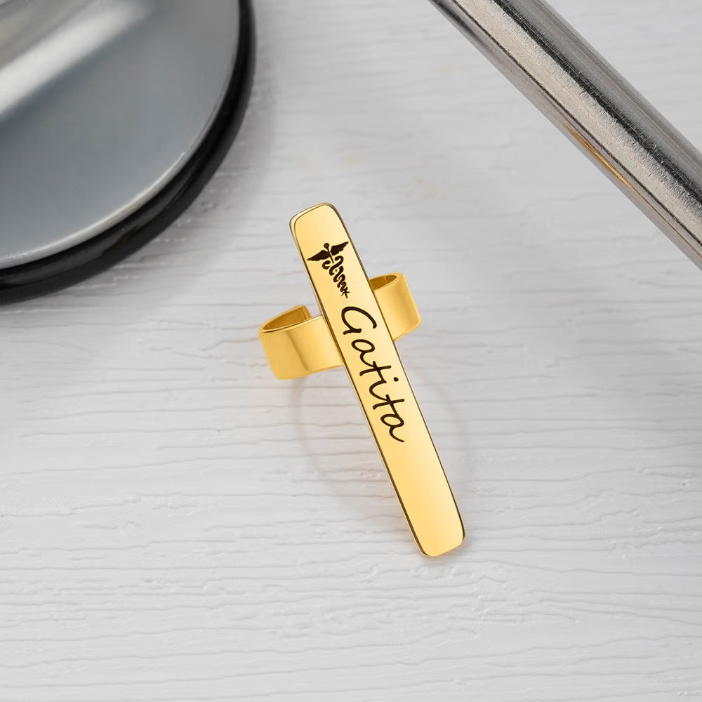 Custom Cross Stethoscope Name Tag