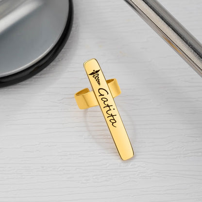 Custom Cross Stethoscope Name Tag