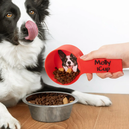 Pet Portrait and Name Food Measuring Cup