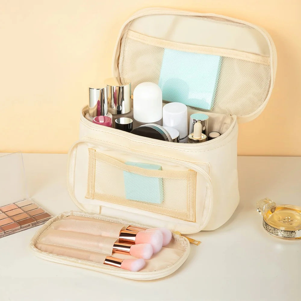 Custom Cosmetic Organizer with Birth Flower