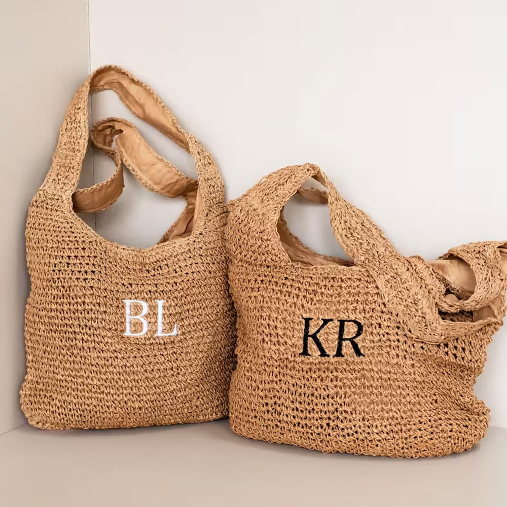 Personalized Monogram Tote Beach Bag