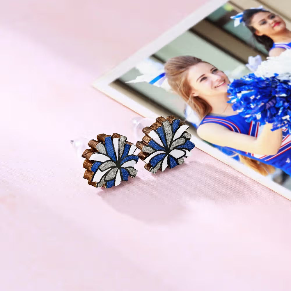 Custom Cheerleading Stud Earrings