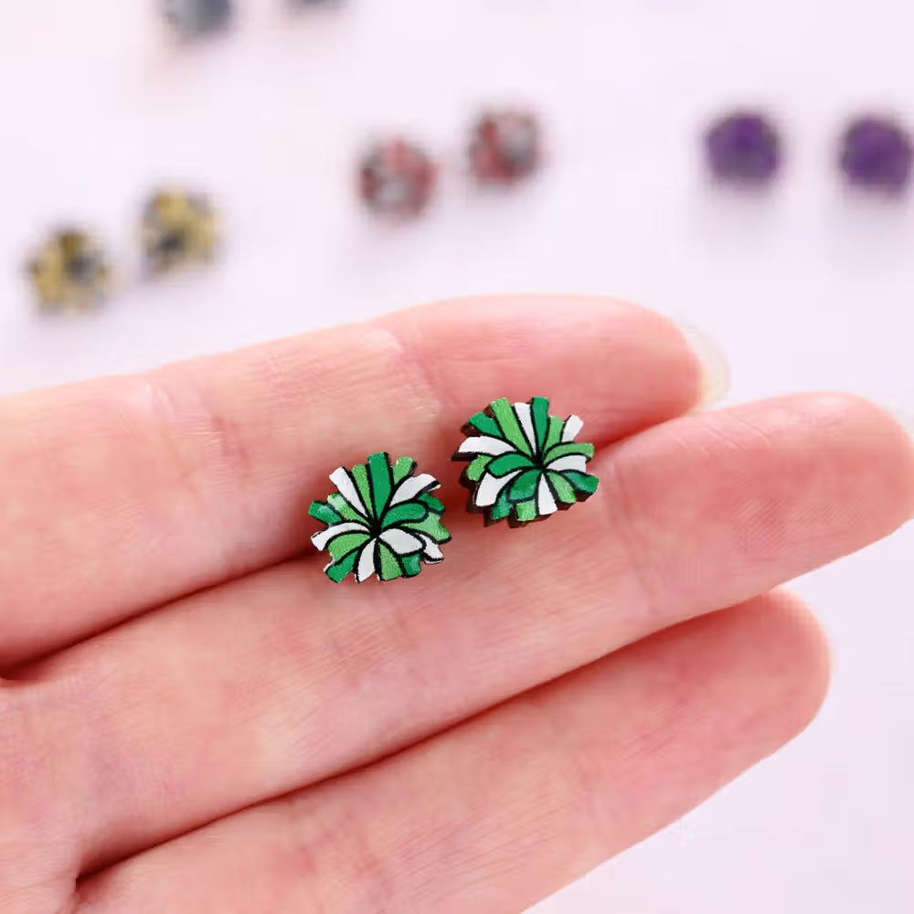 Custom Cheerleading Stud Earrings
