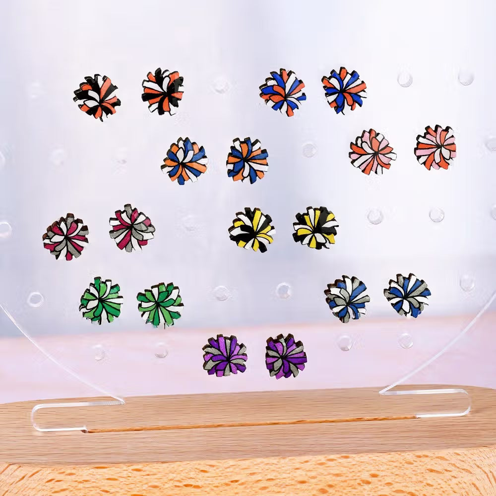 Custom Cheerleading Stud Earrings