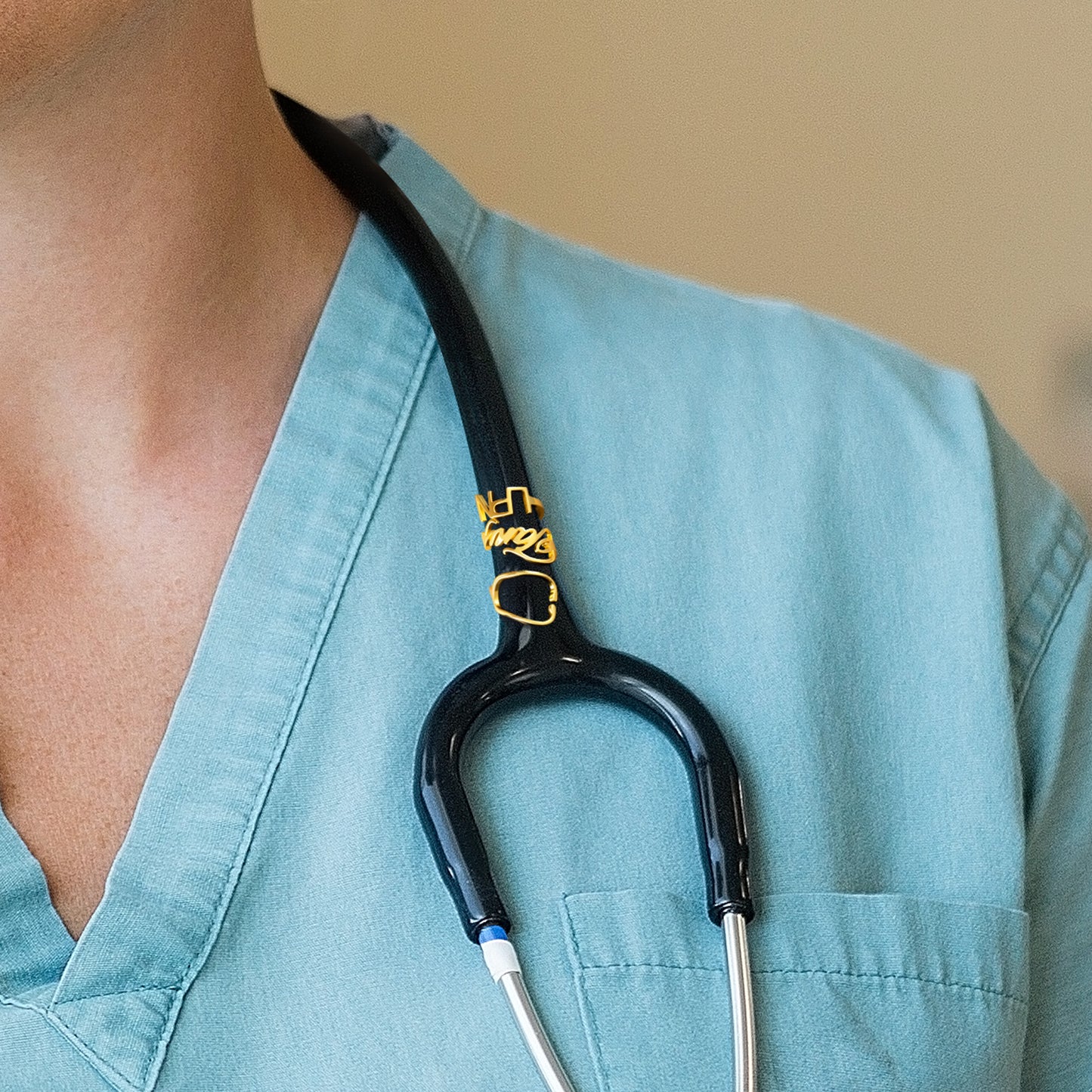 Personalized Stethoscope Tag with Name & Title