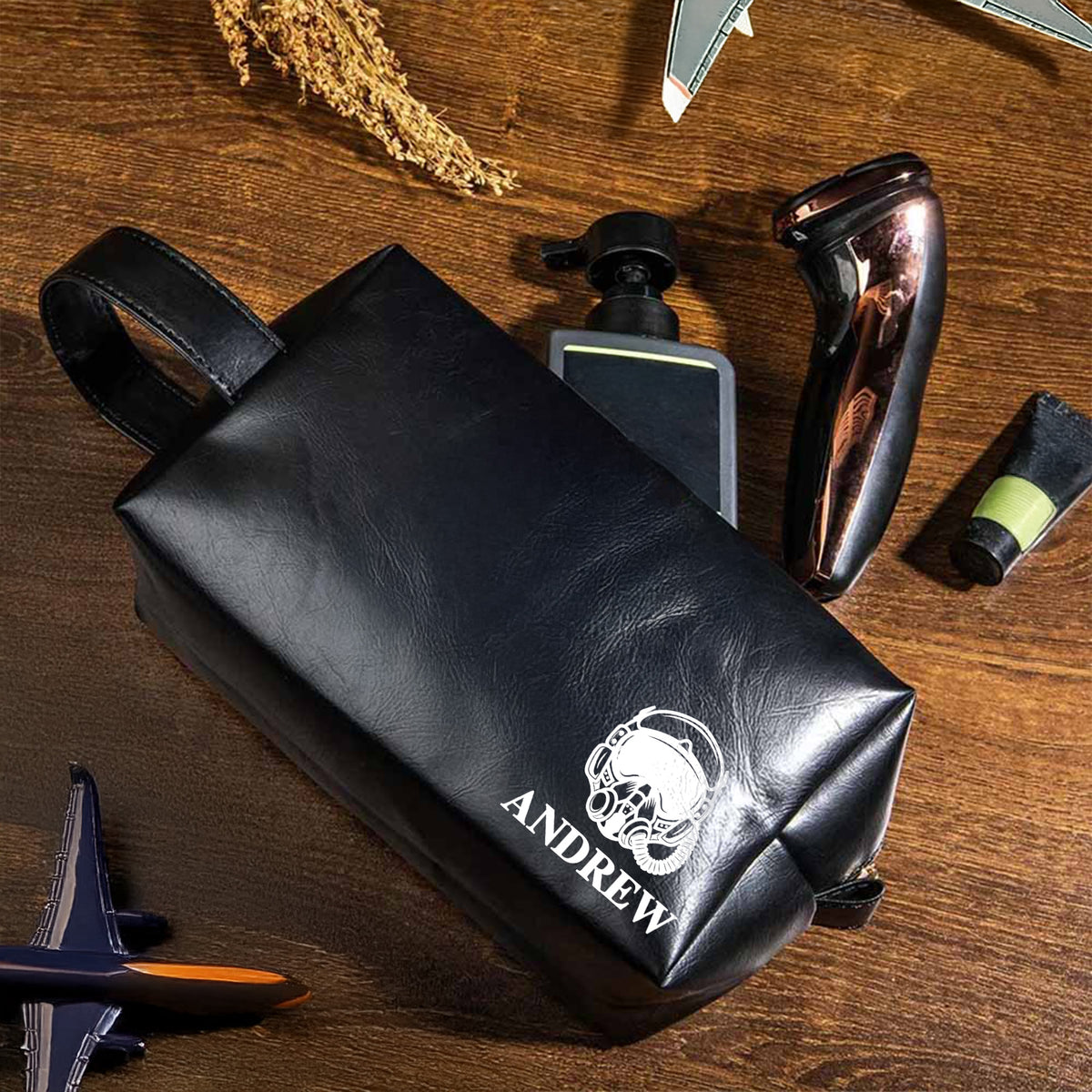 Personalized Aviation Dopp Kit with Name, photo 4